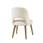 INK IVY Nola Upholstered Dining Side Chairs with Cutout Back design (Set of 2)