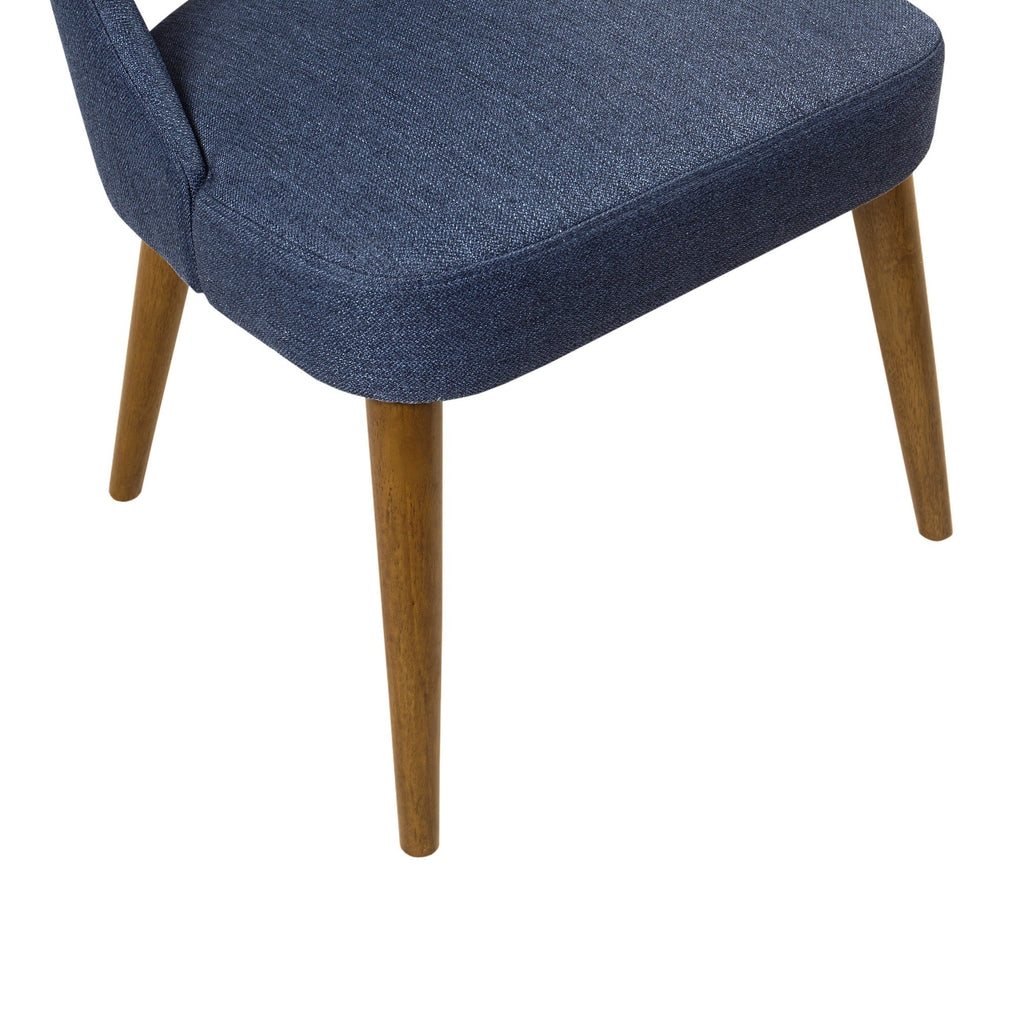 INK IVY Nola Upholstered Dining Side Chairs with Cutout Back design (Set of 2)