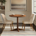INK IVY Nola Upholstered Dining Side Chairs with Cutout Back design (Set of 2)