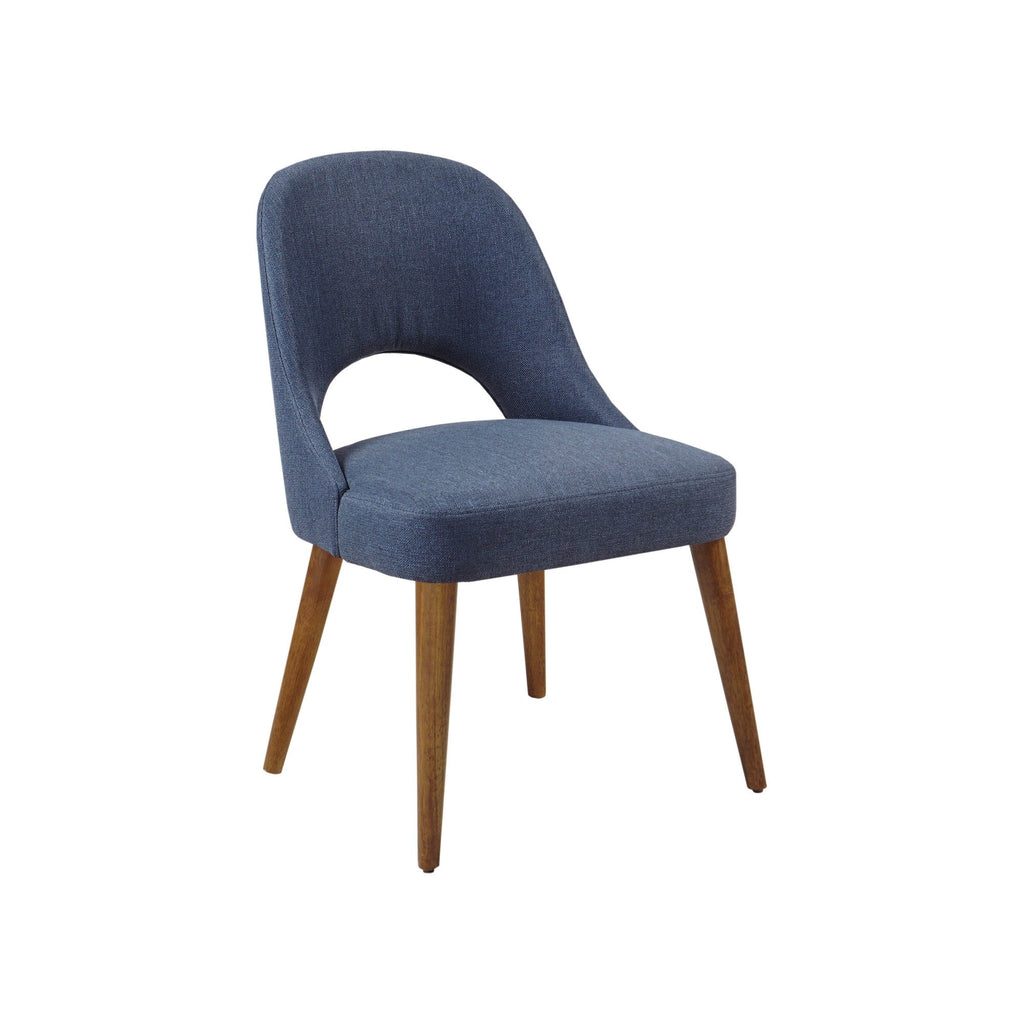 INK IVY Nola Upholstered Dining Side Chairs with Cutout Back design (Set of 2)