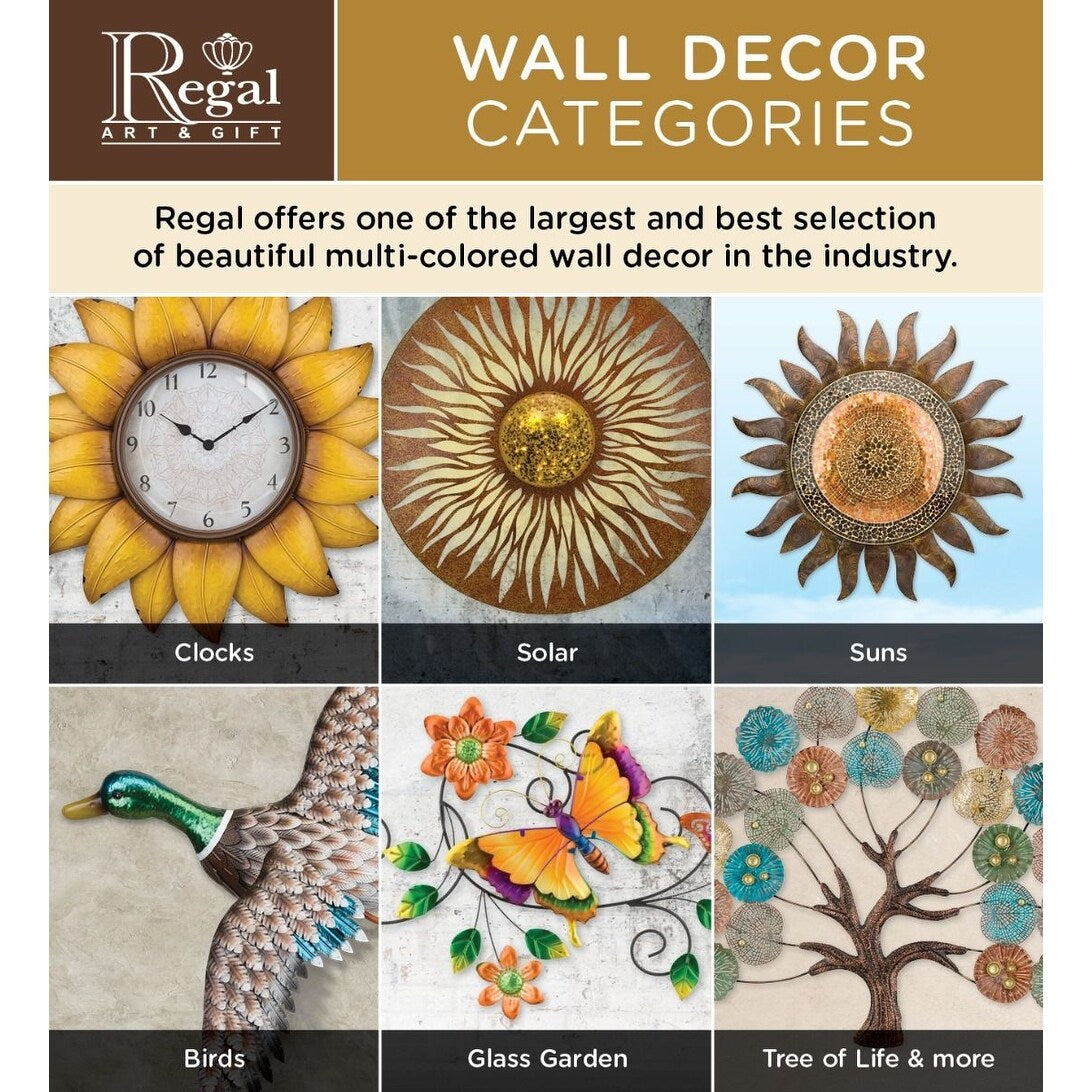 Indigo Sun Wall Decor 36