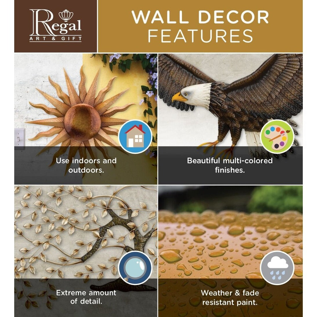 Indigo Sun Wall Decor 36