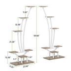 Indoor Plant Stand, 6-Tier Flower Rack for Home Garden- Set of 2