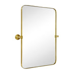TEHOME Jonathan Rectangle Pivot Tilt Metal Wall Mirror