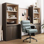 Joseph Modern Task Faux Leather Chair with Tilt Lock and Center Tilt by HULALA HOME