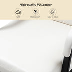 Joseph Modern Task Faux Leather Chair with Tilt Lock and Center Tilt by HULALA HOME