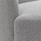 KINWELL Boucle Upholstered 2-Seats Loveseat with Pillows
