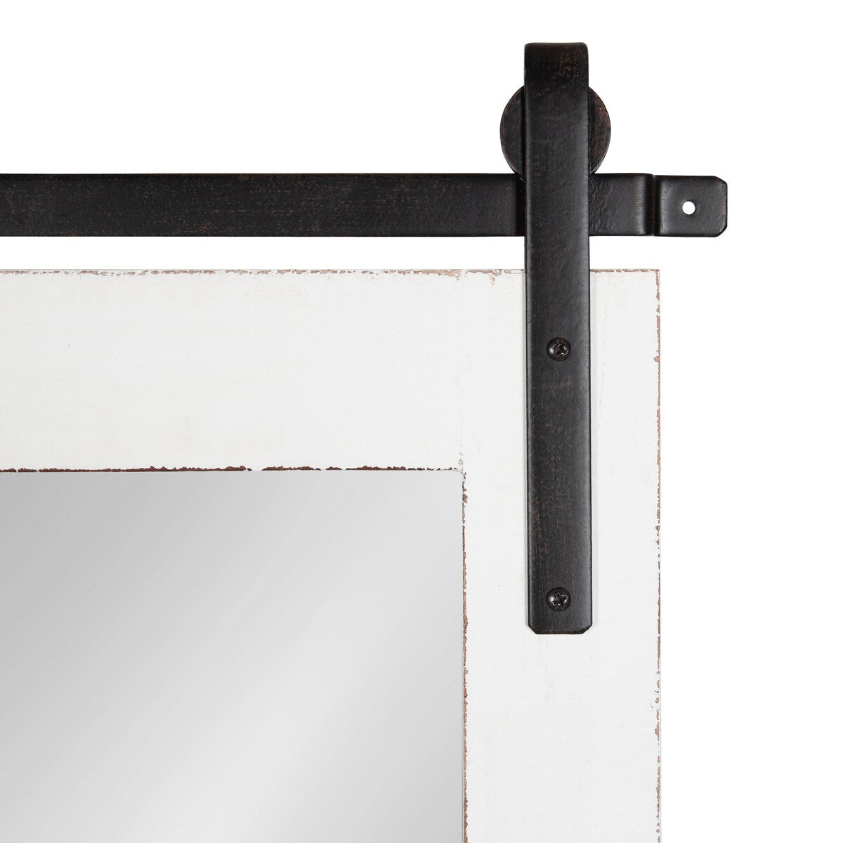 Kate and Laurel Cates Rustic Rectangular Wall Mirror