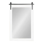 Kate and Laurel Cates Rustic Rectangular Wall Mirror