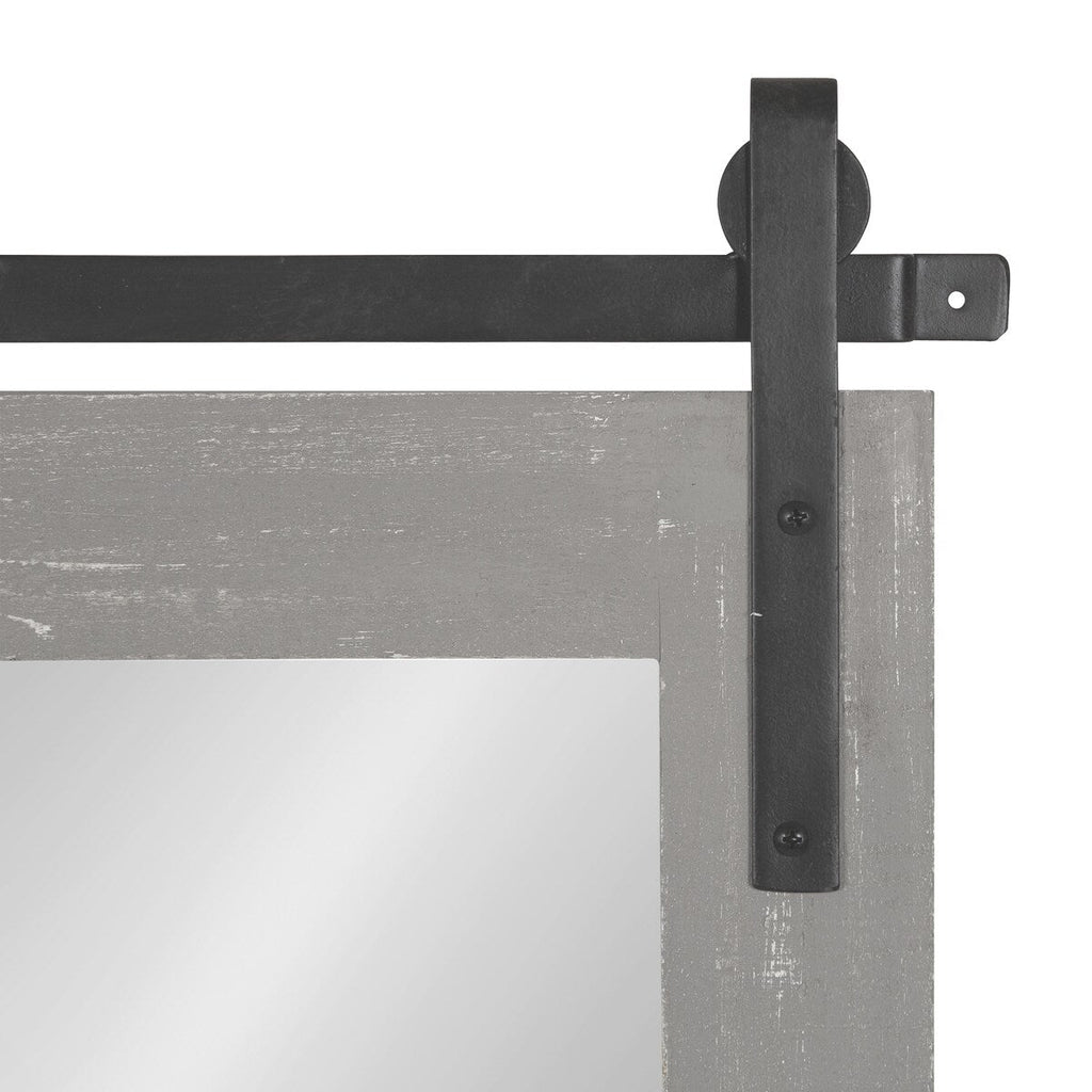 Kate and Laurel Cates Rustic Rectangular Wall Mirror