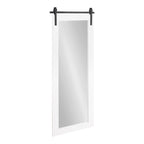 Kate and Laurel Cates Rustic Rectangular Wall Mirror