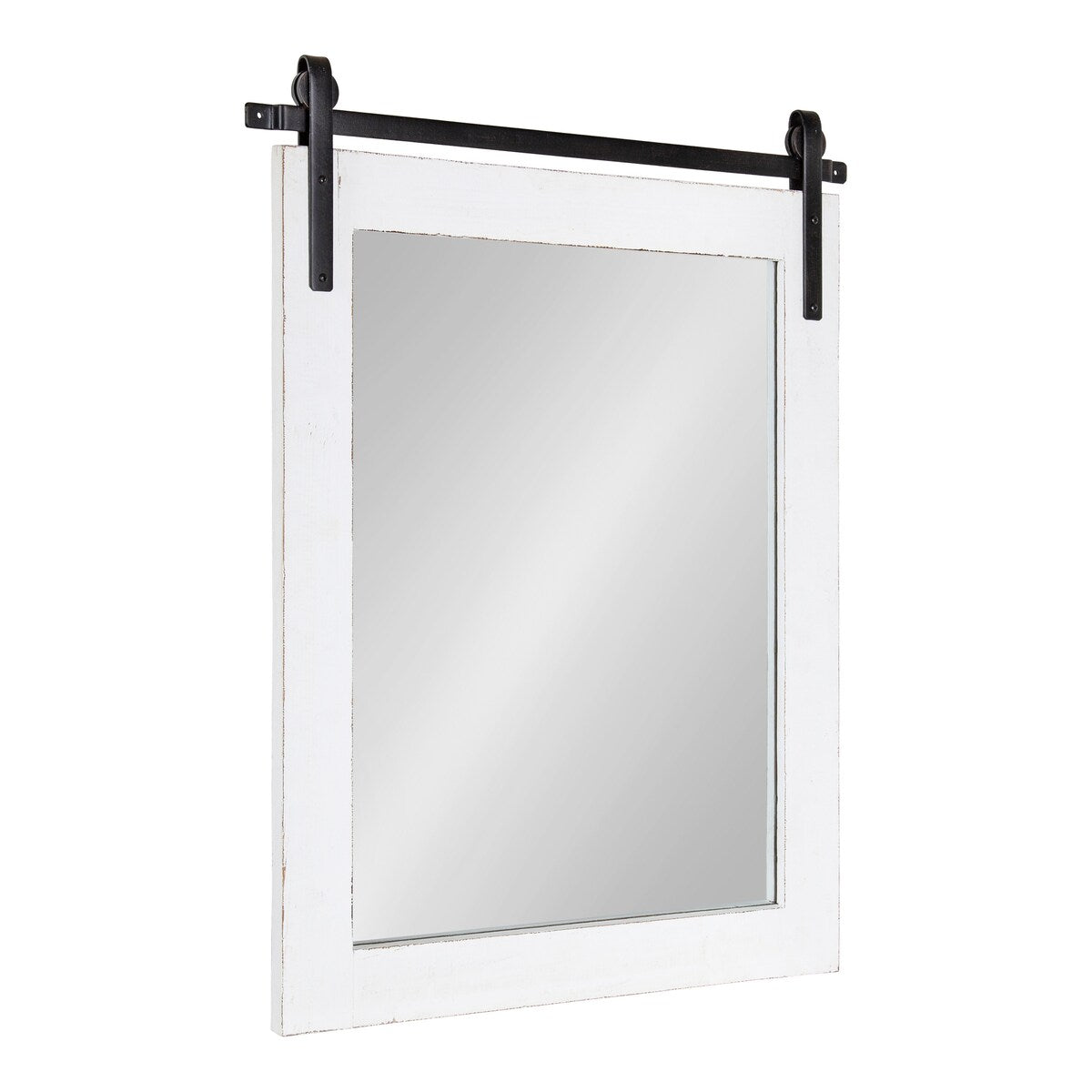Kate and Laurel Cates Rustic Rectangular Wall Mirror