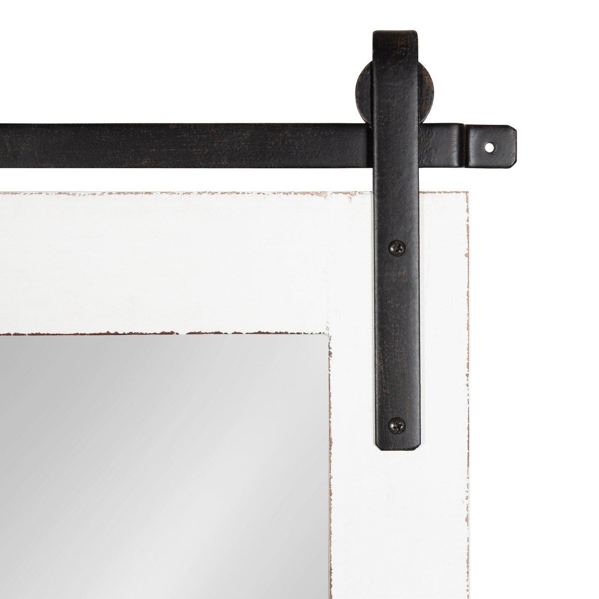 Kate and Laurel Cates Rustic Rectangular Wall Mirror