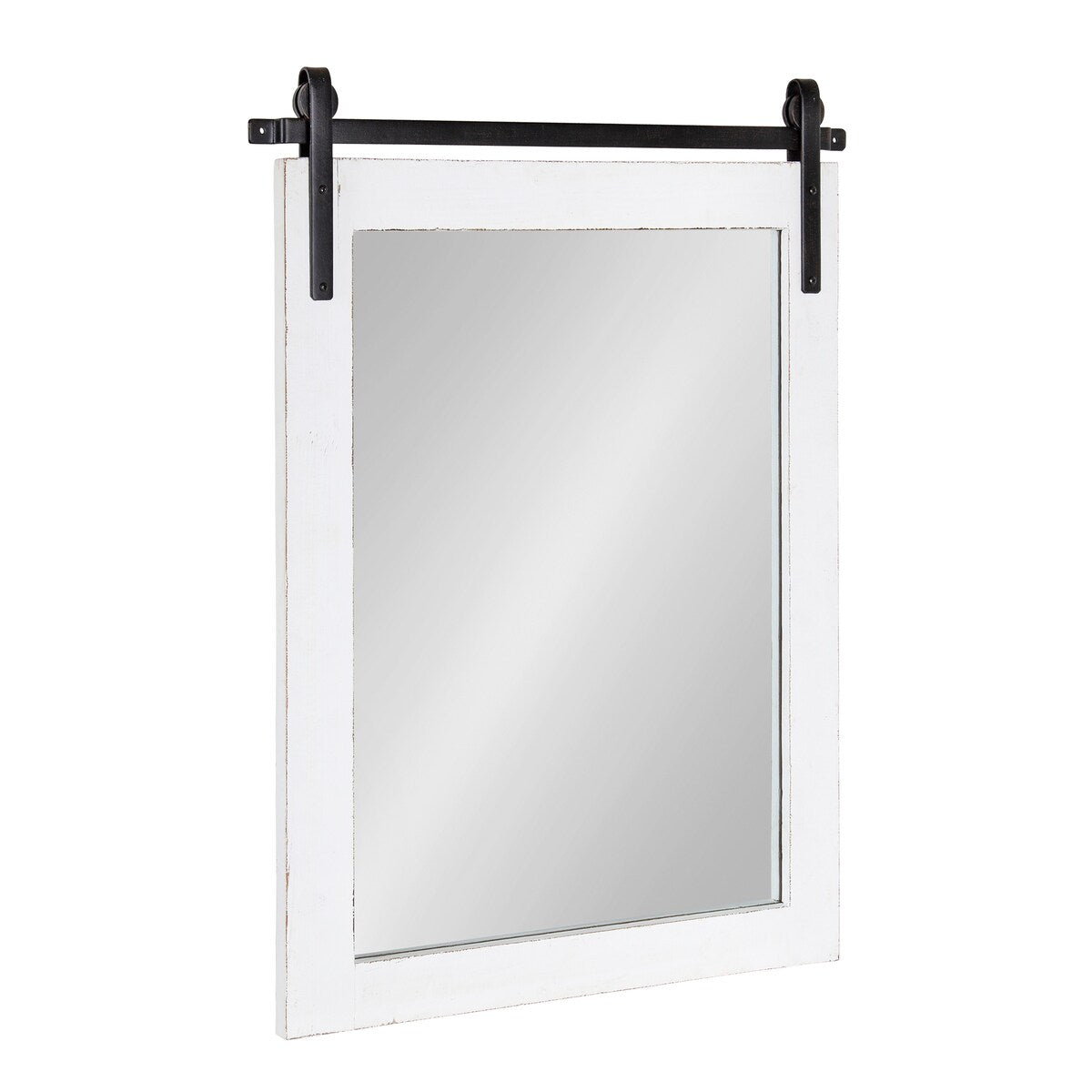 Kate and Laurel Cates Rustic Rectangular Wall Mirror