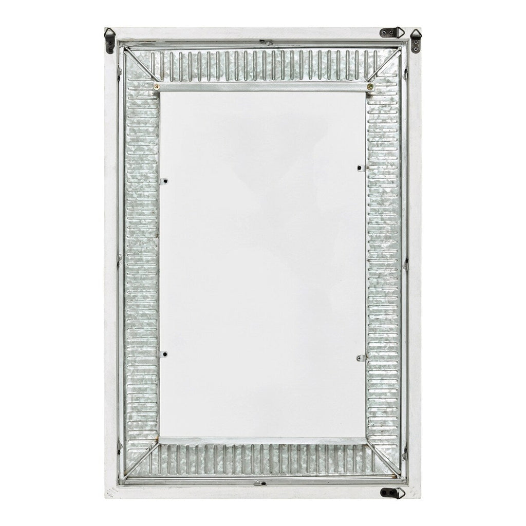 Kate and Laurel Deely Wood and Metal Wall Mirror