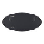 Kate and Laurel Leanna Scalloped Oval Wall Mirror