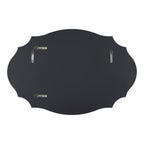 Kate and Laurel Leanna Scalloped Oval Wall Mirror