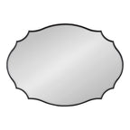 Kate and Laurel Leanna Scalloped Oval Wall Mirror