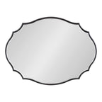 Kate and Laurel Leanna Scalloped Oval Wall Mirror