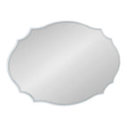 Kate and Laurel Leanna Scalloped Oval Wall Mirror