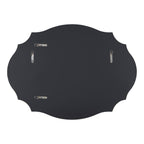 Kate and Laurel Leanna Scalloped Oval Wall Mirror