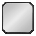 Kate and Laurel Marston Square Wood Wall Mirror