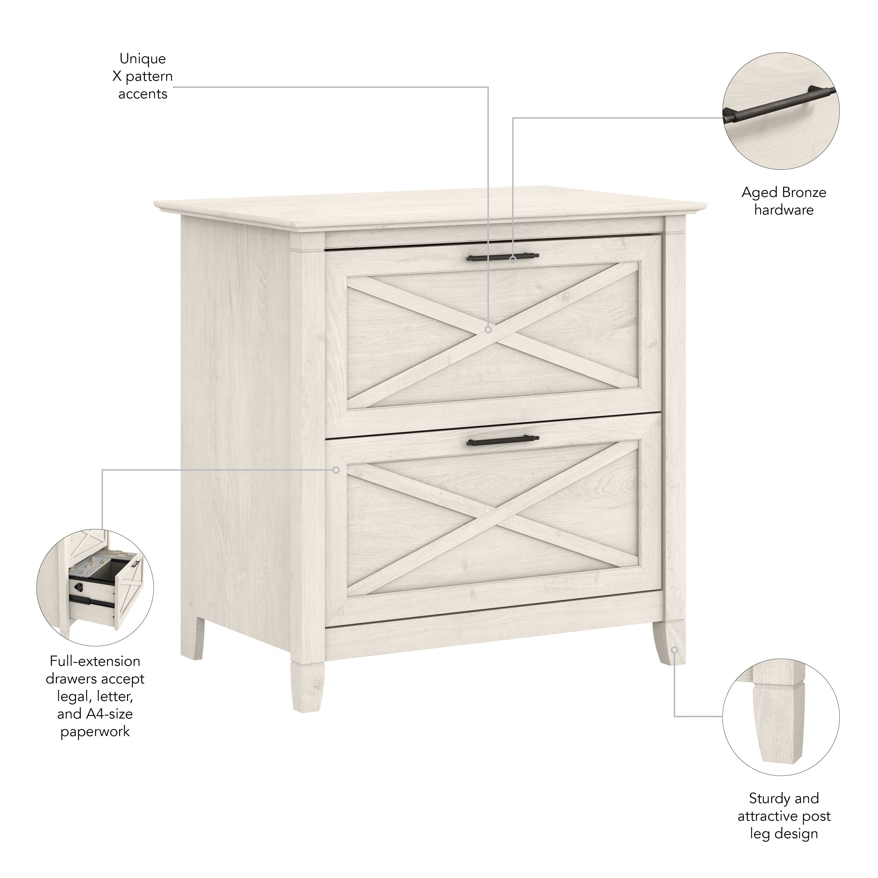 Key West 2 Drawer Lateral File Cabinet by Bush Furniture