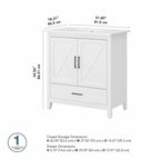 Key West 32W Bathroom Vanity with Sink by Bush Furniture