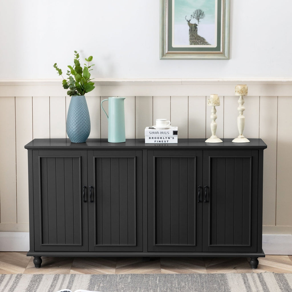 Kitchen Sideboard Coffee Bar Cabinet Accent Storage Cabinet
