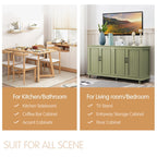 Kitchen Sideboard Coffee Bar Cabinet Accent Storage Cabinet