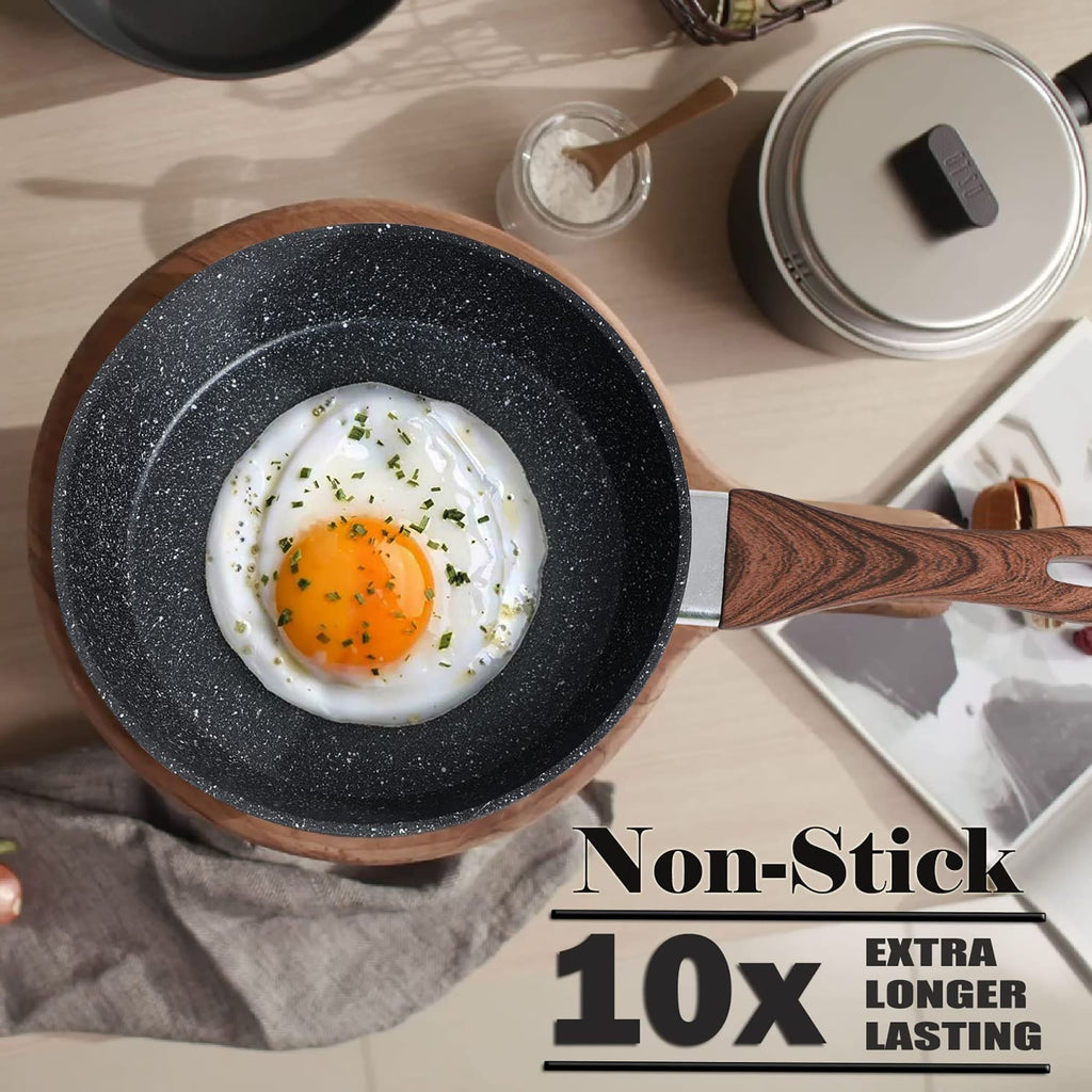 Kitchen Granite Cookware Set, Cooking Pans Set Non-Stick Pots 12/15/30-piece Set