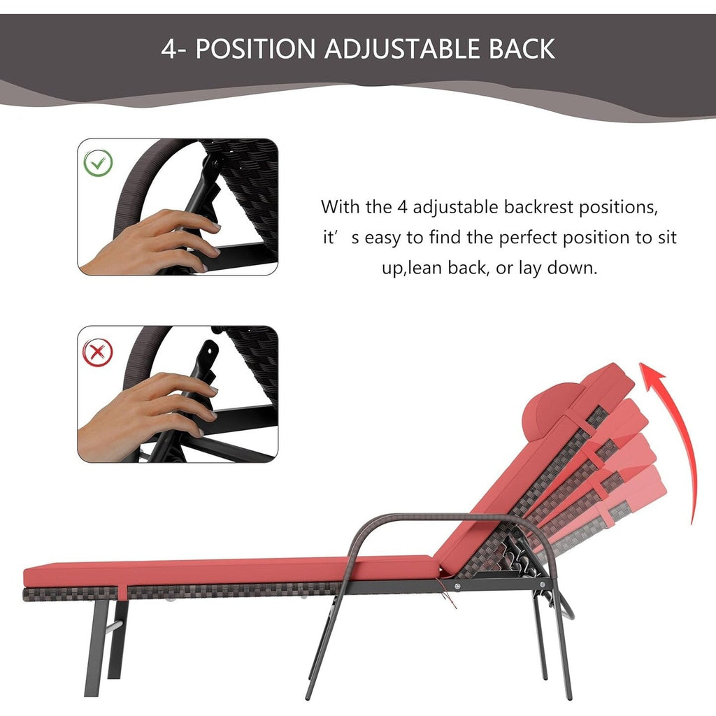 Kullavik 3-PiecesOutdoor Chaise Lounge Set