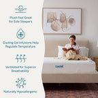 Lucid 10-inch Luxury Gel Memory Foam Mattress