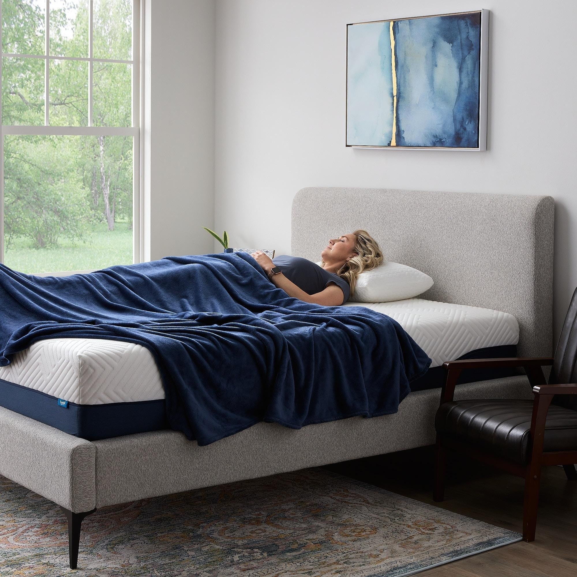 Lucid 12-inch Gel and Aloe Vera Hybrid Mattress