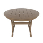 Polytrends Laguna Hdpe All Weather Outdoor Patio Dining Set with Round Table, Armchairs (5-Piece Set)
