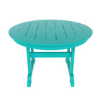 Polytrends Laguna Hdpe All Weather Outdoor Patio Dining Set with Round Table, Armchairs (5-Piece Set)