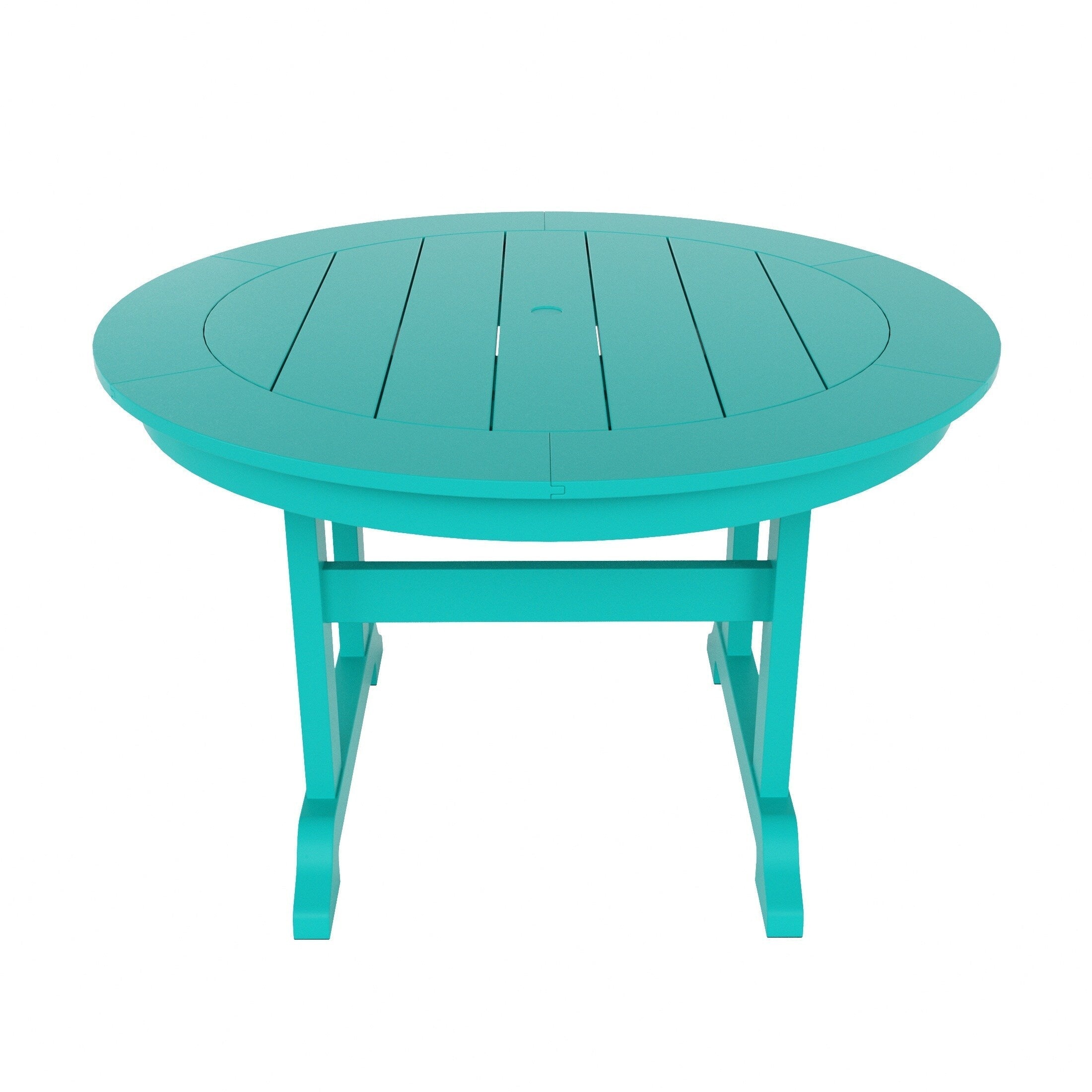 Polytrends Laguna Hdpe All Weather Outdoor Patio Dining Set with Round Table, Armchairs (5-Piece Set)
