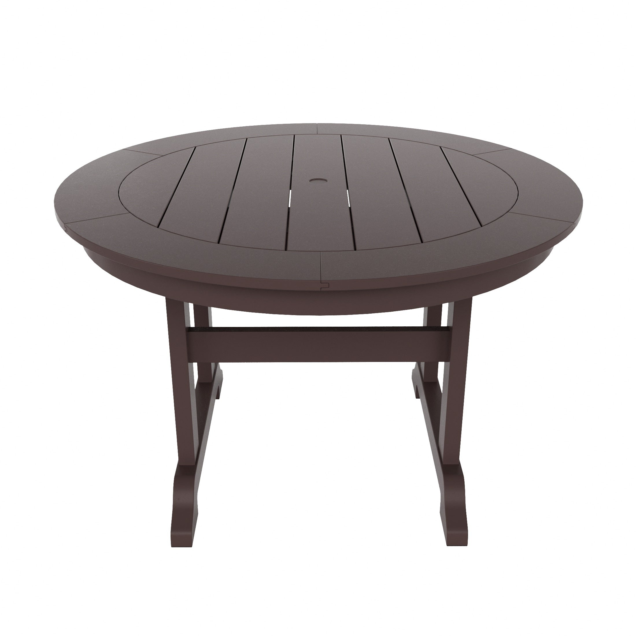 Polytrends Laguna Hdpe All Weather Outdoor Patio Dining Set with Round Table, Armchairs (5-Piece Set)