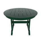 Polytrends Laguna Hdpe All Weather Outdoor Patio Dining Set with Round Table, Armchairs (5-Piece Set)