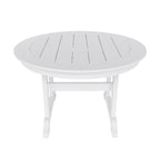 Polytrends Laguna Hdpe All Weather Outdoor Patio Dining Set with Round Table, Armchairs (5-Piece Set)