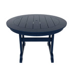 Polytrends Laguna Hdpe All Weather Outdoor Patio Dining Set with Round Table, Armchairs (5-Piece Set)