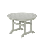 Polytrends Laguna Hdpe All Weather Outdoor Patio Dining Set with Round Table, Armchairs (5-Piece Set)