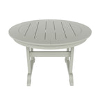 Polytrends Laguna Hdpe All Weather Outdoor Patio Dining Set with Round Table, Armchairs (5-Piece Set)