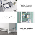 File Cabinet with 2 Drawer, Modern Filing Cabinet Printer Stand with Lock