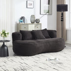 Lazy Sofa Durable Comfort Lounger High Back Bean Bag Chair Couch for Adults and Kids - 2 Seat