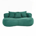 Lazy Sofa Durable Comfort Lounger High Back Bean Bag Chair Couch for Adults and Kids - 2 Seat