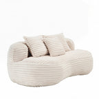 Lazy Sofa Durable Comfort Lounger High Back Bean Bag Chair Couch for Adults and Kids - 2 Seat