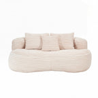 Lazy Sofa Durable Comfort Lounger High Back Bean Bag Chair Couch for Adults and Kids - 2 Seat