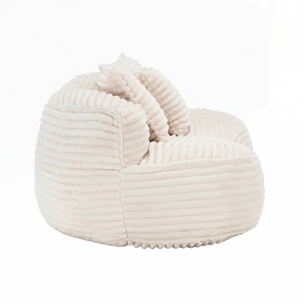 Lazy Sofa Durable Comfort Lounger High Back Bean Bag Chair Couch for Adults and Kids - 2 Seat