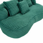 Lazy Sofa Durable Comfort Lounger High Back Bean Bag Chair Couch for Adults and Kids - 2 Seat